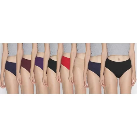 DIXCY JOSH PLAIN PANTY HIPSTER PACK OF 10Pcs